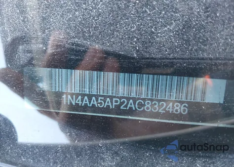 2010 Nissan Maxima 3.5 Sv из США, поврежденный, VIN 1N4AA5AP2AC832486